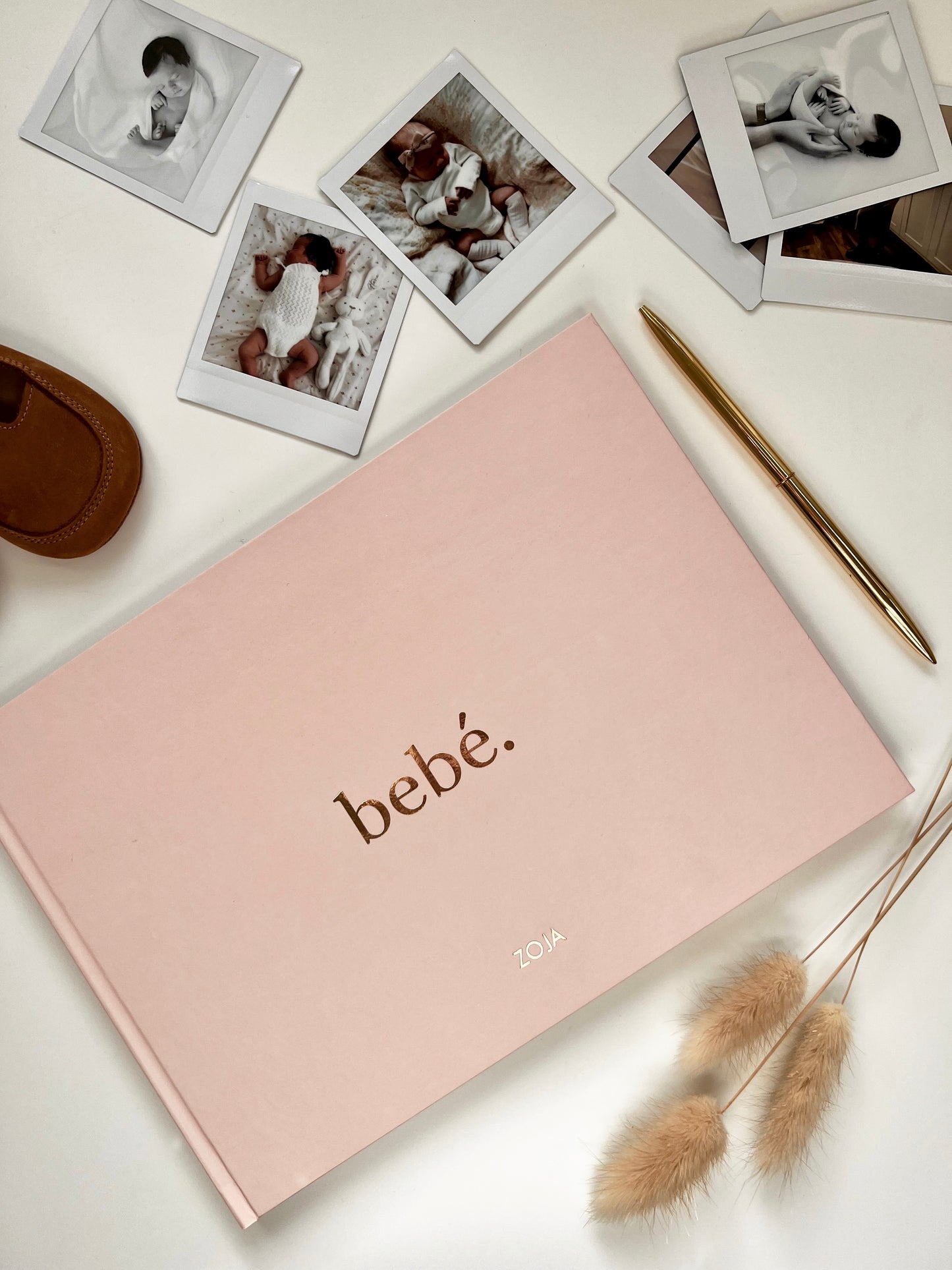 Baby memory book Bebé Soft Pink