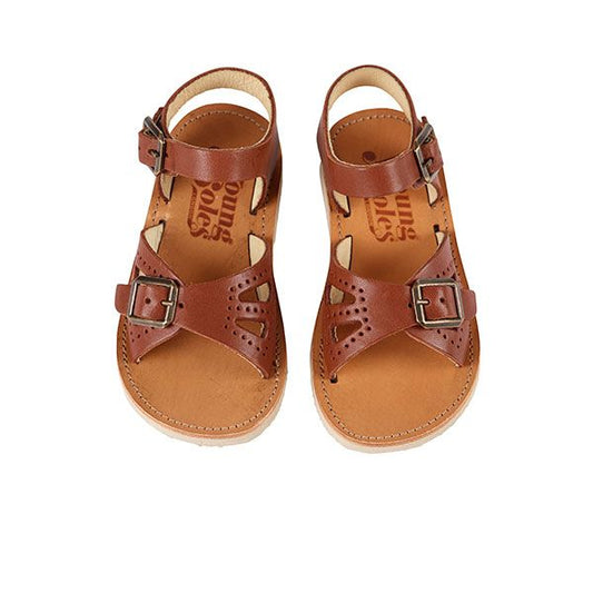 Sandali Pearl Chestnut Brown