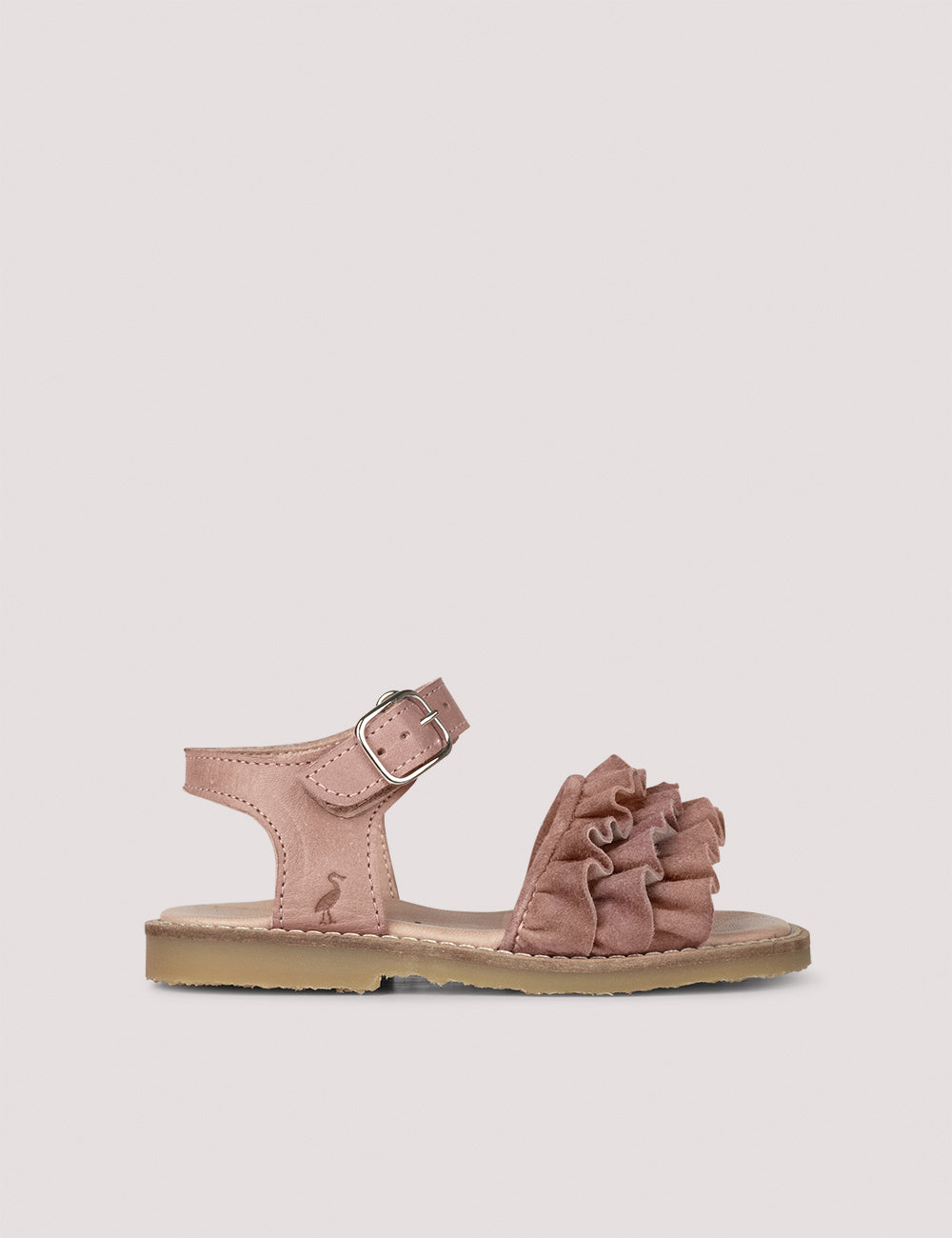 Sandali Ruffles Old rose