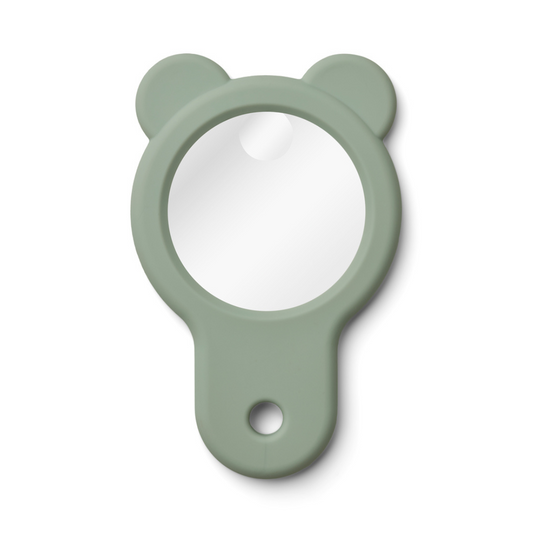 Silicone magnifying glass Roger Faune green