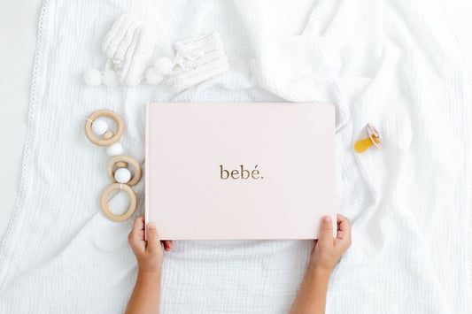 Baby memory book Bebé Soft Pink