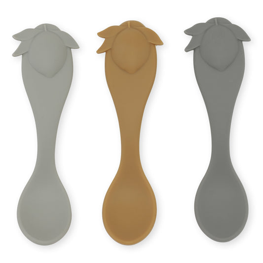 Set of 3 silicone spoons Lemon Ocean Mix