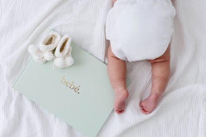 Baby memory book Bebé Mint